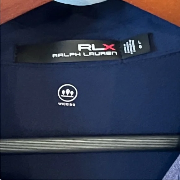 Ralph Lauren RLX Jersey Polo Shirt Carnoustie Gray quarter zip Size large - Picture 8 of 12